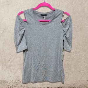 1.State Cold Shoulder Tee NWT